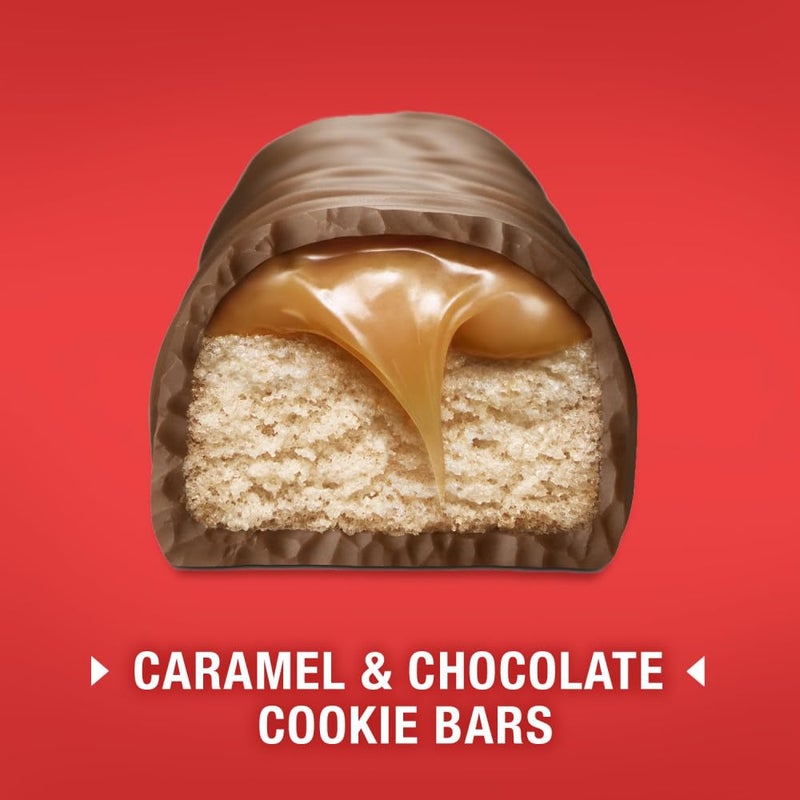 Twix حلوى شوكولاتة توكس بكميات كبيرة، مغلفة بشكل فردي، بحجم كامل، بار حلوى بسكويت بالشوكولاتة الكراميل، مثالي للوجبات الخفيفة، الحفلات، أكياس الهدايا، العطلات 36 قطعة - Image 5